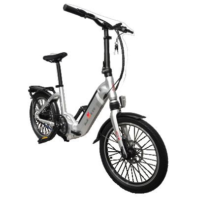 China ZIXIN Aluminum Alloy Electric Folding Bicycle E-Bike Urban Bicycle 20 Inch 36V 250W Lithium Battery BELT DRIVE Two Seats for sale