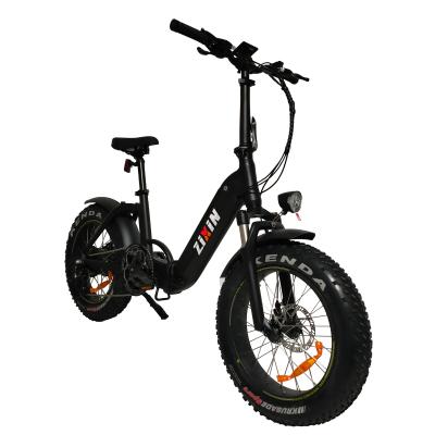 China Aluminum Alloy E-Bike 20 Inch Folding Fat Tire 7 Speed ​​36V 350W Rear Motor for sale