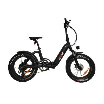 China Aluminum alloy 7 speed 36V 350W rear motor electric bicycle 20 inch folding fat tire for sale