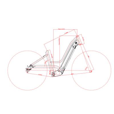 China For Electric City Bike City Bicycle Frame Ebike Frame Standard Design Aluminum Alloy 6061 for sale