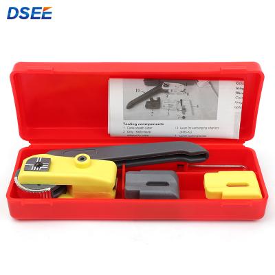 China Cable Stripping KMS-K Longitudinal Cable Sheath Slitter Fiber Optic Cable Stripper for sale