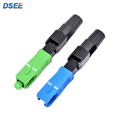 China FTTH FTTH Fiber Optic Equipment Indoor Cable Duplex Adapter ST SC LC UPC APC Fast Fast Connector for sale