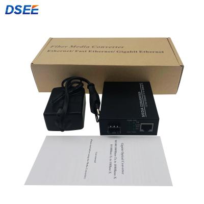 China Base Ftth SFP Media Converter 10/100/1000 Media Converter Fiber Optic Media Converter for sale