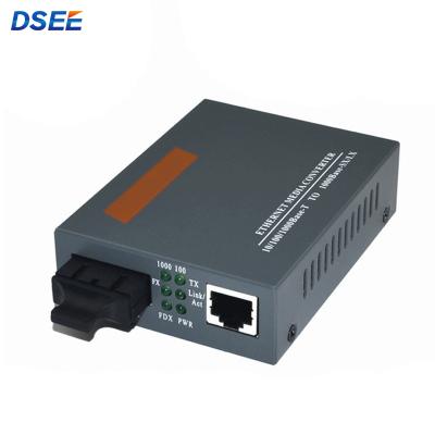 China Ftth Media Converter 10/100/1000 Base Media Converter Multimode Multifiber Fiber Media Converter for sale