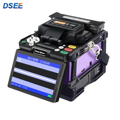 China FTTH X.500 Fiber Optic Fusion Clamp Fiber Optic Cable Welding Machine Engineering Machine Automatic Fiber Optic Splicing Machine for sale