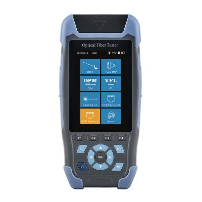 China FTTH 1310/1550nm 24/22dB 60KM Mini Pro Handheld Smart 9 in 1 Multifunctional Fiber Optic OTDR with Cooper Ethernet Tester for sale