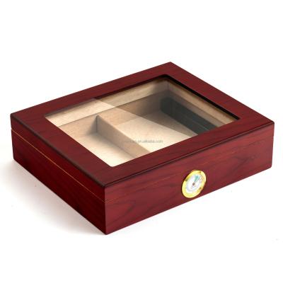 China Spanish High Gloss Lacquer Wholesale Cedar Wooden Cigar Humidor Box by Wodden for sale