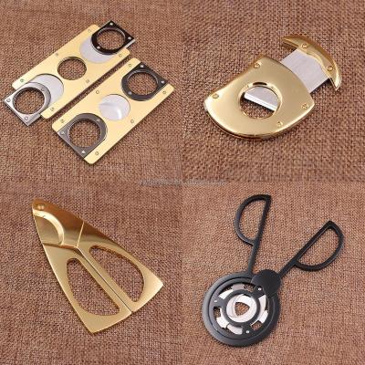 China Durable High Quality Classy Stainless Steel Cigarette Cutter Cigar Scissors for sale