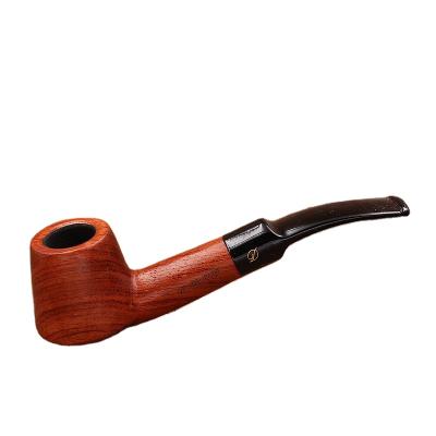 China New Wooden Minimalist Style Tobacco Pipe Tobacco Pipe Porcelain Resin Smoking Pipe Gift Durable Luxury Herb Tobacco Pipe for sale