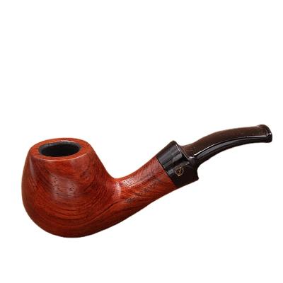 China YunAng weed wooden tobacco pipe smoking pipe tobacco pipe minimalist red wooden pipas resin pipe for sale