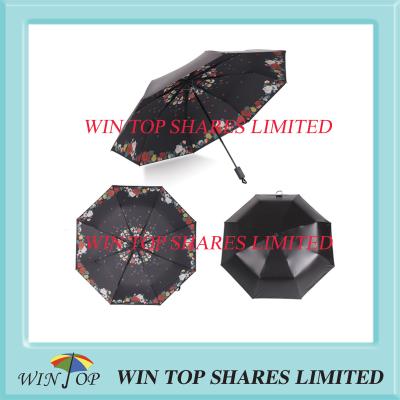 China Super UVB resistance black adhesive parasol from umbrella manufacturer for sale