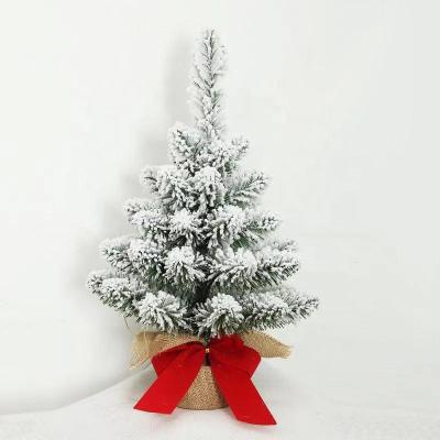 China New Christamas Decoration Amazon Products FLYING Small Christmas Snow Christmas Tree Decoration 45CM for sale