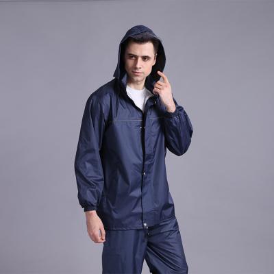 China Single Person Waterproof Clothing Durable PVC Rain Coat PVC Rain Coat Polyester Raincoat for sale