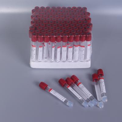 China 5ml Plastic Freeze Separation Plastic Vacuum Blood Collection Disposable Medical Tube For Serum Biochemical Test for sale