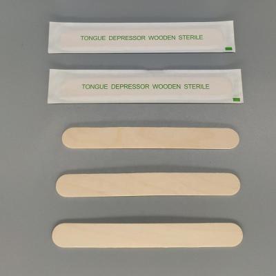 China Medical Wooden Sterile Adult Spatula Wooden Spatula for sale