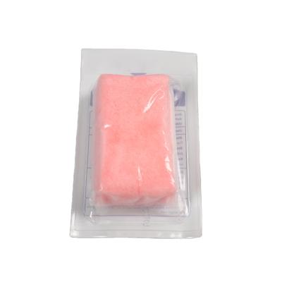 China Sterile Chlorhexidine Sponge+Plastic Sponge 4% Soft Nail Remover Surgical Gluconate Disposable Solution Holder Scrub Brush for sale