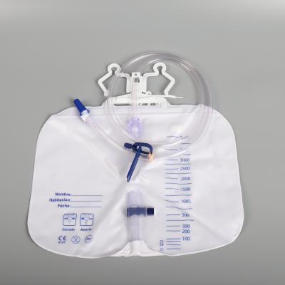 China 4000ml Luxury Apple Shape Medical Urine Bag With Hanger And Sling for sale