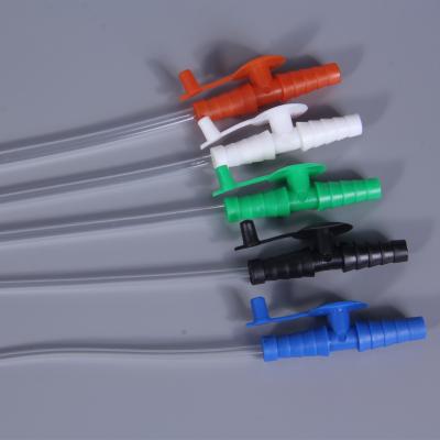 China Medical PVC PVC Suction Catheter / Tube With Vacuum Control Type F8 for sale