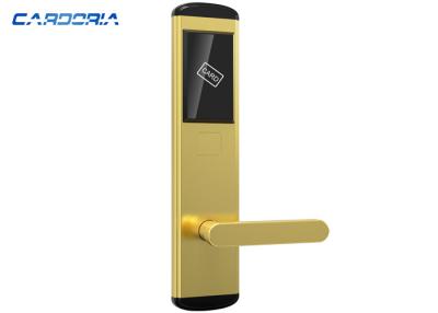 China Electronic Wooden Sliding Door Lock , Zinc Alloy Panel Rfid Hotel Door Locks for sale