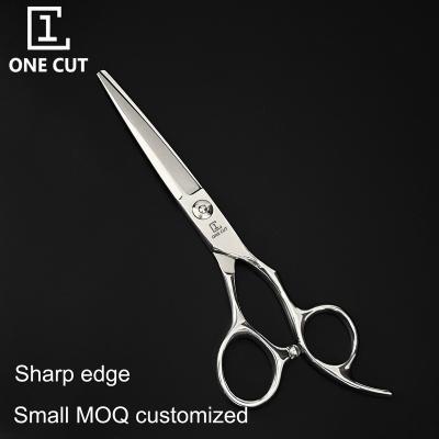 China Cutting Scissors Fine Grinding Edge Small MOQ For Customized Professional Hair Scissors VG10 for sale