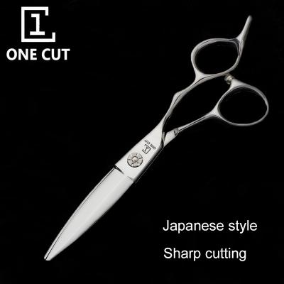 China Cutting Scissors Sliding Cutting 6 Inch Hair Scissors VG10 Professional Steel Hair Barber Scissors for sale