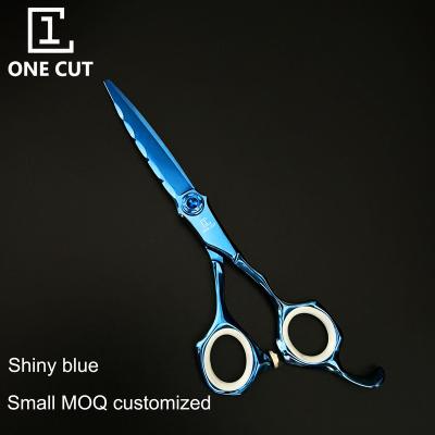 China Cutting Edge Up to Coating Optional Barber Hair Cutting Scissors Professional Quality 6 Inch Scissors for sale