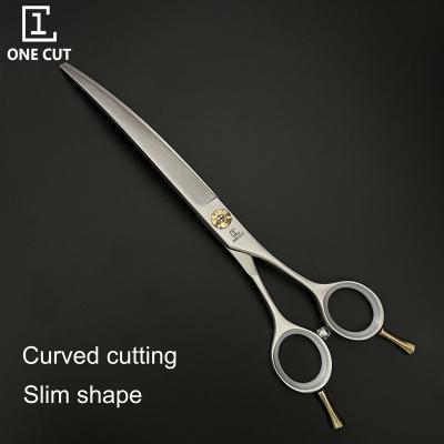 China 7.0 Inch High Quality Dog Pet Grooming Professional Super Curved Scissors for sale