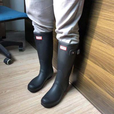 China Women's fashion trend cotton rain rain boots low top boots waterproof shallow mouth spring and autumn rubber shoes for sale