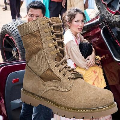 China 2021 Military Martin Boots Women's Desert Boots Women's Wolf Boots Anti-slippery Leather Outdoor Lovers Combat Boots for sale