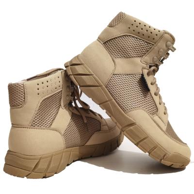 China Spring and Summer Men's Combat Boots Mountaineering Boots Anti-slippery Marine Desert Boots for sale