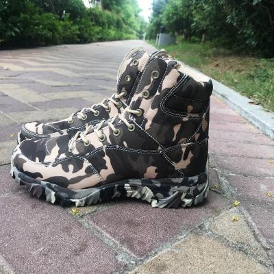 China Desert Camouflage Boots Breathable Anti-slippery Boots Men Tactical Flying Outdoor Hiking Military Boots for sale