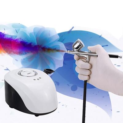 China Wholesale Spa Airbrush Gun Kit For Cake Decorating Nails Hobby Model Kit Tattoo Compressor Mini Spray Airbrush Salon Supplies for sale