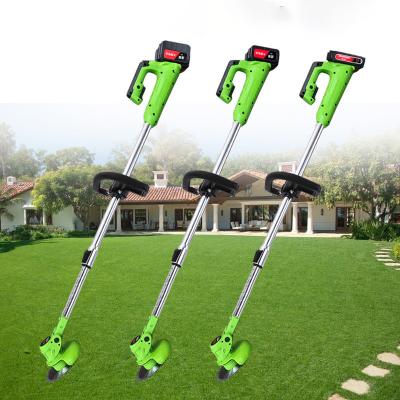 China Portable Electric Grass Trimmer Handheld Lawn Mower Agricultural Household Cord Auto Release String Cutter Pruning Garde for sale