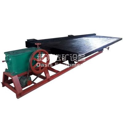 China Oasis Mining Equipment Gold Shaking Table Separation Equipment Mining  3t/h en venta