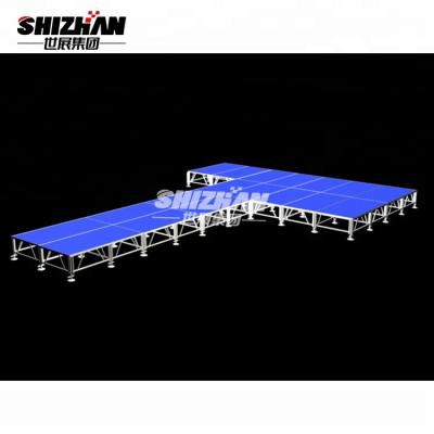 China Hot-selling Wooden Exhibition Concert Deck Stage For Wedding Decoration for sale