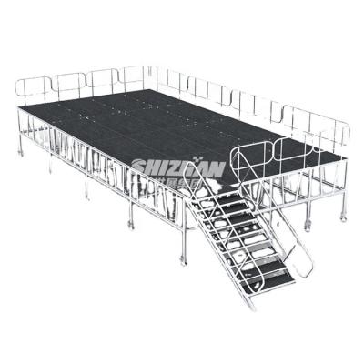 China cheap aluminum stage prerformance concert stage equipment / folding event stage on sale for sale