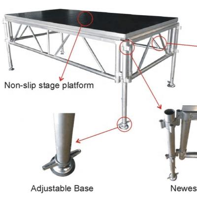 China Aluminum Audio DJ Concert Event Portable Stage Prerformance Stage for sale