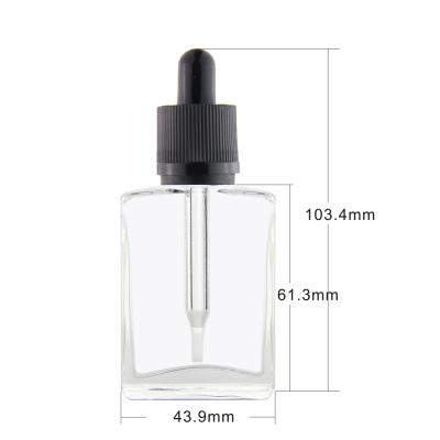 China E-Liquid Oil /E-Juice/Essential Oil/Beard Oil/Beard Glass Manufacturer CECO 30ml Glass Dropper Bottle for e-luice e liquid for sale