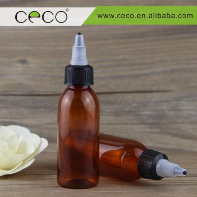 China Pointed Cap Bottle 30ml 50ml 60ml 100ml 120ml Pet Plant Twist Cap Bottle Chemical Plastic Thin Tip Long Tip for sale