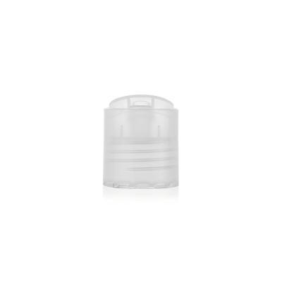 China Non Spill Stock White Black Dispensing Caps Disc Top Cap 20/140 24/410 For PET Bottle for sale