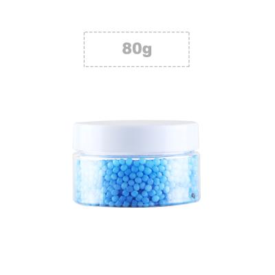 China Factory price wide mouth cream skin care ceco cosmetic package with lids 80g white plastic jars for sale