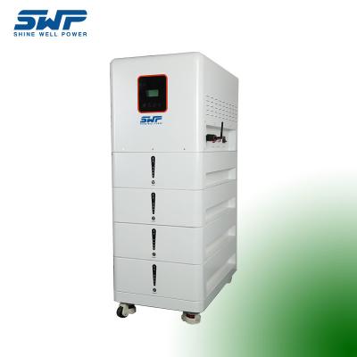 China 52Kg/Module Home Solar Battery Storage System with Charge/Discharge Efficiency ≥97% zu verkaufen