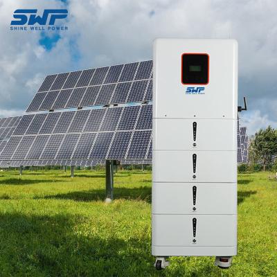 China 51.2V 100Ah/200Ah/300Ah All-In-One Stackable Storage System Home Energy Storage Battery With ≥6000 Cycle Life -20C-60C zu verkaufen