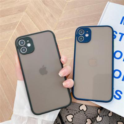 China Ghost tpu Combo PC Case TPU+PC Phone Smoke Hybrid Bumper Phone Case For iPhone 11/11pro/11pro Max for sale