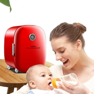 China Household Wholesale Price Refrigerator 9L Portable Small Skin Care Beauty Desktop Refrigerator for sale