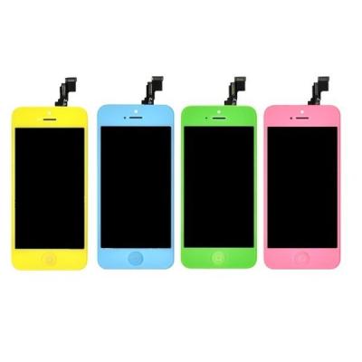 China Amarillo/rosa/verde/OEM azul de la asamblea del digitizador del iPhone 5C LCD en venta