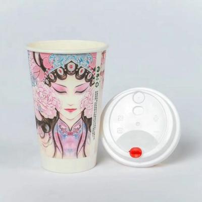 China Disposable 12oz, 16oz Disposable Paper Cups Supplier for sale