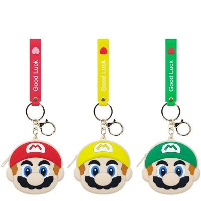 China Wholesale Promotion Gift 3 Style Super Marios Zero Purse Friendliness Super Marios Key Chain Keychain for sale