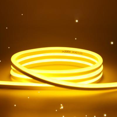 China Custom Desk On The Wall Bar Decoration 12v Flex Neon Strip Lights Lighting RGB Rope Strip Bedroom Led Neon Lamp for sale