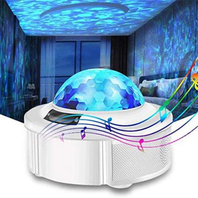 China 2020 Modern OEM Kids Desk Lamp Baby Projector Mobile Usb Led Music Star Wedding 360 Rotating Boy Girl Night Light With Speaker for sale